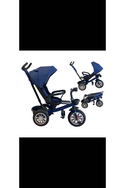 happyworld2026 Tricicleta pentru copii cu pozitia de somn ,si scaun rotativ 3...