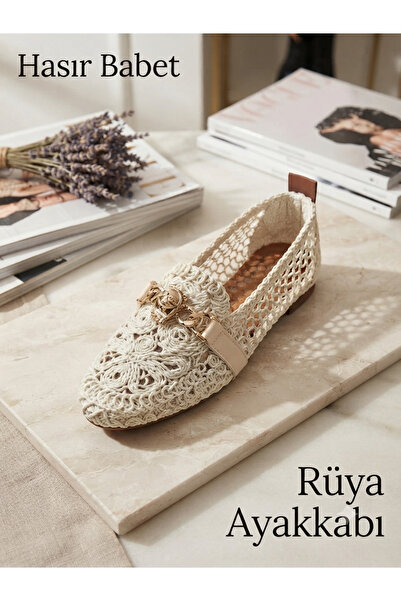 Rüya Ayakkabı A Must-Have for Summer: Straw Ballerinas