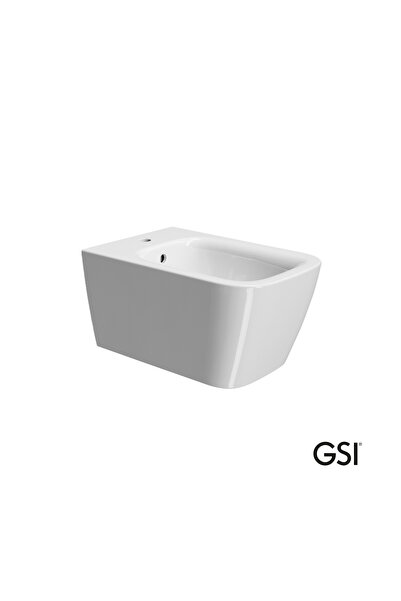 GSI Nubes Swirl 9615 Κρεμαστό μπιντέ 55εκ Λευκό Γυαλιστερό