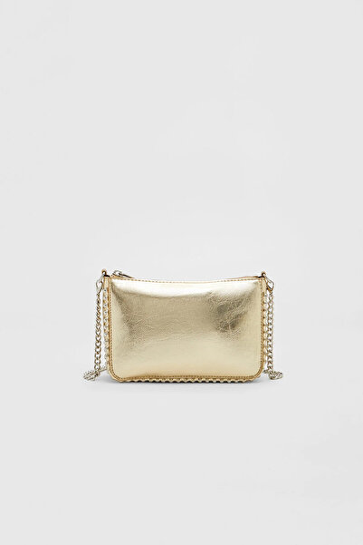 Morlex Mini Beaded Chain Strap Shoulder Bag