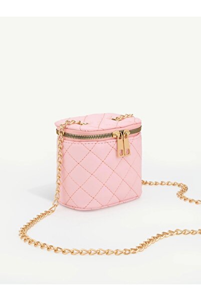 Beshora Lucia Mini Box Quilted Patterned Chain Strap Crossbody Women's Handba...