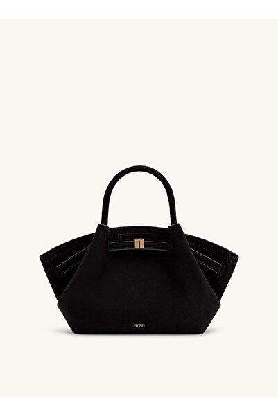 JW PEI Hana Mini Faux Suede Tote Bag - Black