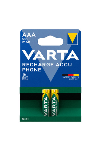 Varta Επαναφορτιζόμενες Μπαταρίες για Τηλέφωνο 2xAAA 550mAh