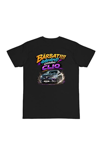 OEM Tricou personalizat cu mesaj: "bărbații adevărați condusc clio", pentru p...