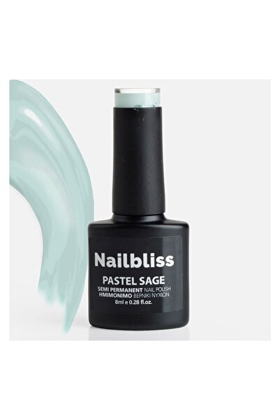 nailbliss Ojă semipermanentă Verde Pastel, 8 ml – culoare intensă, luciu și r...
