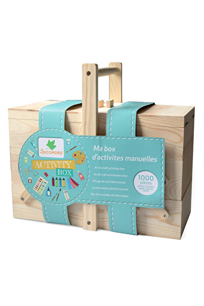 Sycomore Δημιουργικό σετ Activity Box Sycomore, κουτί χειροτεχνίας με 1000 κο...