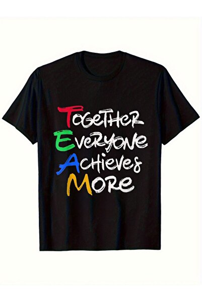 17 seramik Funny Vintage Graphic Men'S Team Together Everyone Achieves More T...