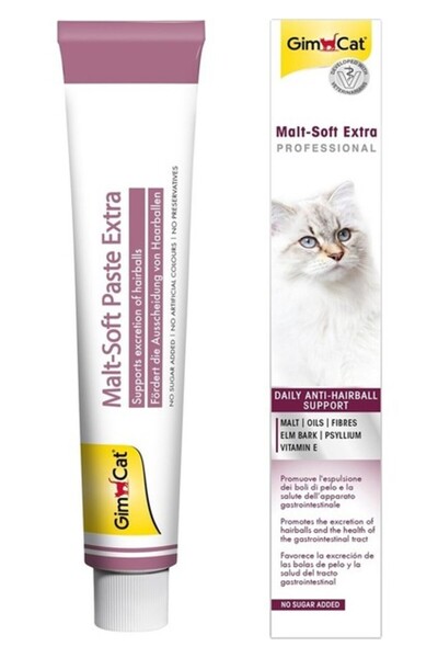 Gimcat Malt Soft Extra 100 gr Kedi Ödülü Tüy Yumaklarını Önleyici Lezzetli Macun
