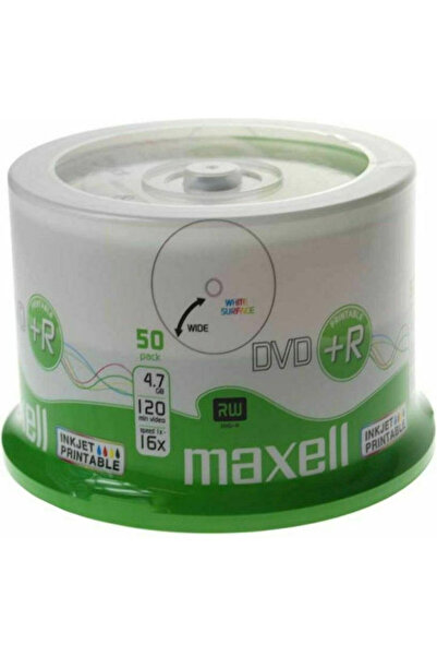 Maxell Εγγράψιμο DVD+R 16x 4.7GB Κουτί 50 τεμαχίων (Cake Box) 50 τεμάχια Κωδι...