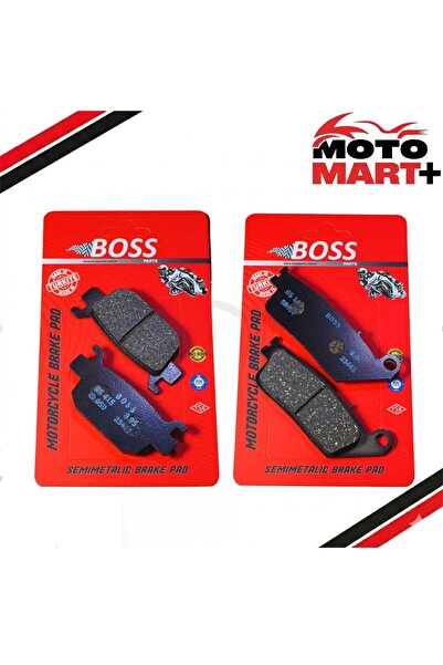 motomart+ Honda Sh 125 Ön Ve Arka Balata Takımı Yarı Sinterli Btk00027