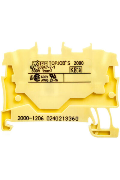 WAGO Bloc de borne pentru tablou electric 2000-1206