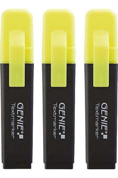 Genie Marker text galben 3 bucăți