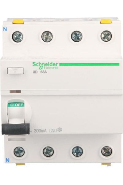 Schneider Electric Întrerupător de panou cu apăsare, cu 4 poli, 63A