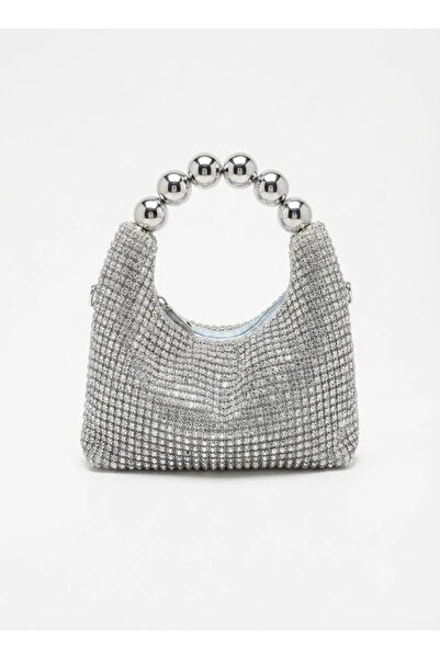 VİNY Women's Luxury Rhinestone Mini Handbag – Crystal Embellished with Beaded...