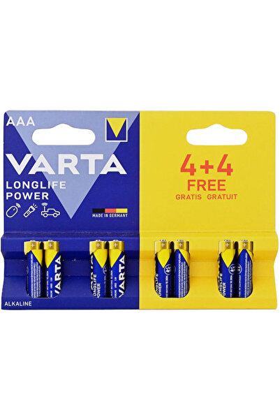 Varta Baterii alcaline de înaltă energie AAA 1.5V 8 bucăți