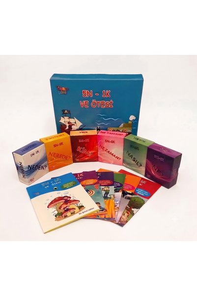 Yuka Kids 5N 1K and Beyond Educational Language and Speaking Cards Set - Children's Box Game