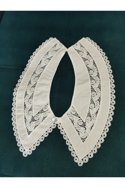 Generic Brand White Cotton Button-Down Collar