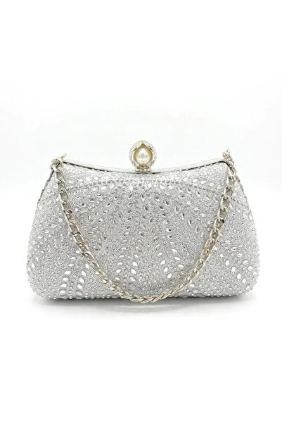 VİNY Women's Luxury Crystal Clutch Bag | Elegant Rhinestone Party Handbag wit...