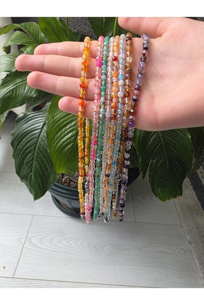 Ose Natural Agate Stone Positive Energy 35 cm Necklace