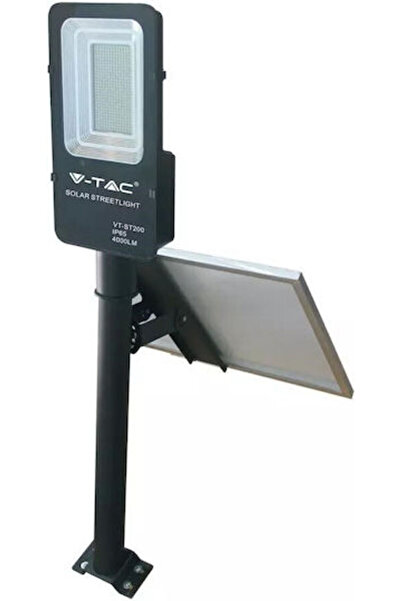 V-TAC Lampă stradală solară 50W 4000lm cu lumină alb rece 6000K IP65