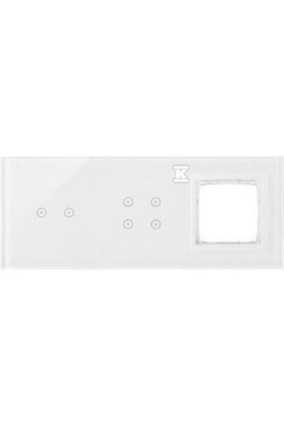 Kontakt-Simon Cadru tactil Simon, Panou tactil S54, 3 module, 2 zone tactile ...