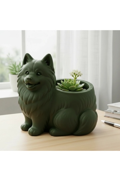 OEM Mini Ghiveci Decorativ Samoyed pentru Plante Mici Imprimat 3D