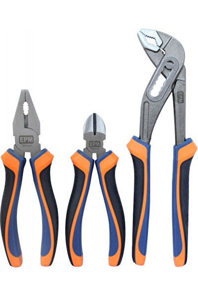 EPM Set de clești unghiulari, lungime 160mm, 3 bucăți, Cod: E-400-0042