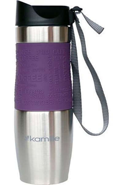 Kamille Termos de sticlă 480ml Mov Cod: 6005-uniw