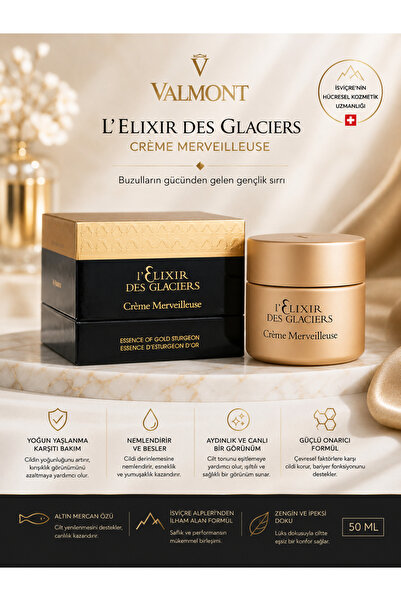 Valmont L'Elixir Des Glaciers Merveilleuse 50 ML - Yaşlanma Karşıtı Besleyici...