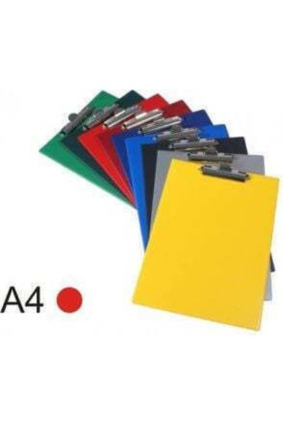 Biurfol Clipboard cu clemă pentru hârtie A4, roșu, 1 buc.