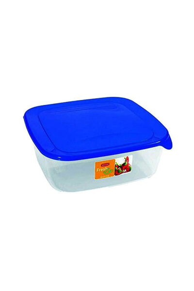CURVER Recipient alimentar pătrat 2.9L Fresh&go Albastru