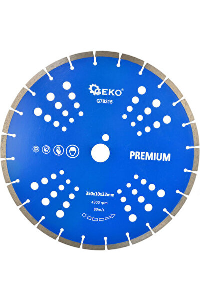 GEKO Disc de tăiere pentru materiale de construcții, diametru 230mm, 1 bucată