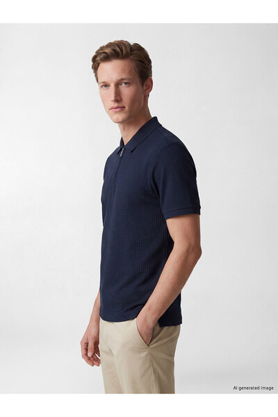 LC Waikiki Nevavm with a Difference Polo Collar Men's T-Shirt