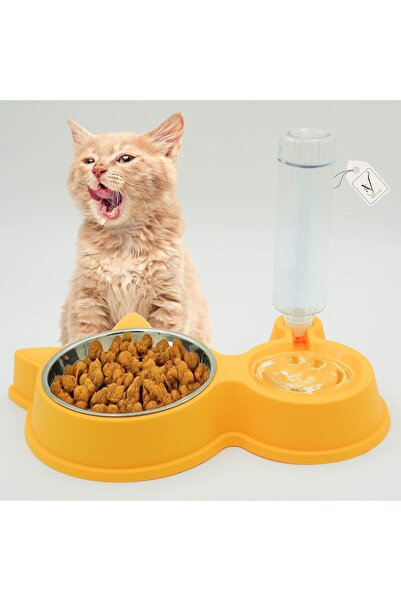 View star Viewstar 2-in-1 Pets Food Bowl with Automatic Water Dispenser – Dou...