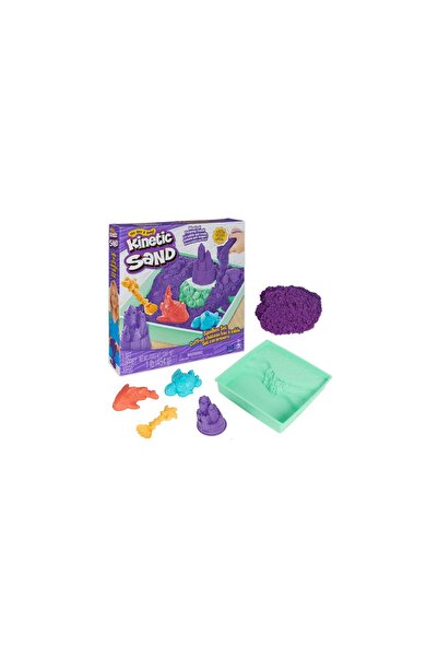 Noname Σετ «Kinetic Sand Mov Spin Master Kinetic Sand Sandbox» με δίσκο και κ...