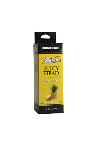 Doc Johnson Juicy Head - Dry Mouth Spray - Pineapple - 2 fl oz / 59 ml