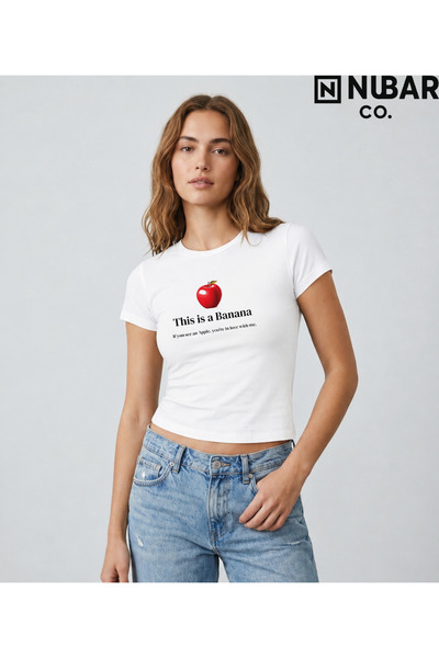 Grafftee Clothing Μπλουζάκι Body Crop (Body Tee) με Σχέδιο Εμπνευσμένων Λέξεω...