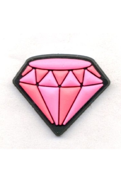 Jibbitz Accesoriu saboti, diamant roz
