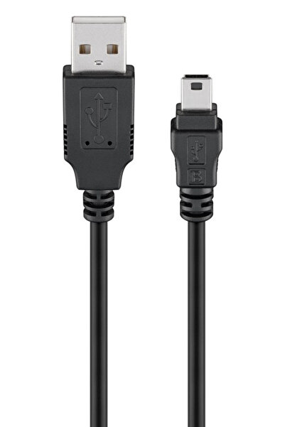 goobay καλώδιο USB 2.0 σε USB Mini 93623, copper, 1.5m, μαύρο