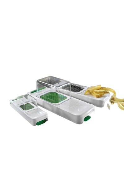 Alligator Set 3 cuttere, Alligator, Plastic, Alb/Verde