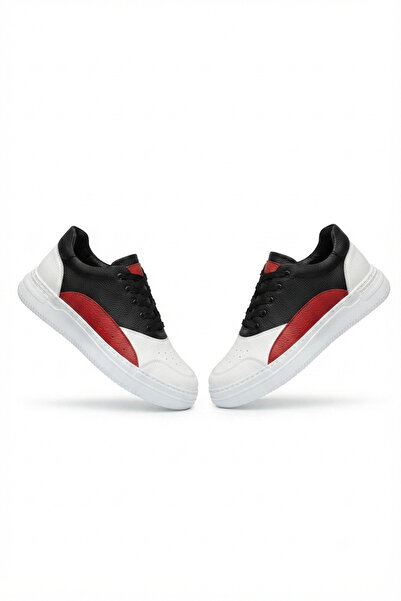 Zerenyus Zrc115 Premium Daily Men's Sports Sneaker White Red