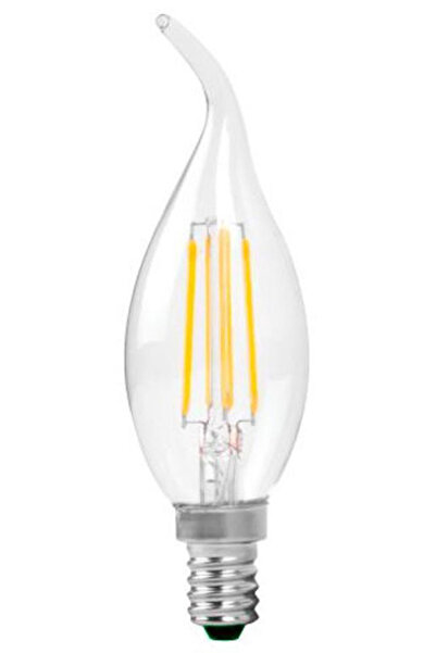 OPTONICA LED λάμπα Candle C35T Filament 1481, 4W, 4500K, E14, 400lm