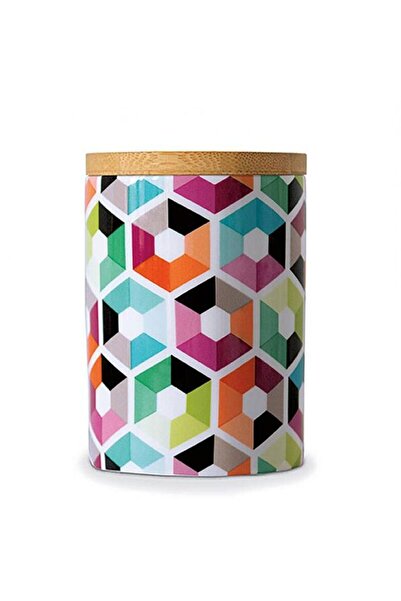REMEMBER Porcelain Canister PDS03 Hexagon Multi