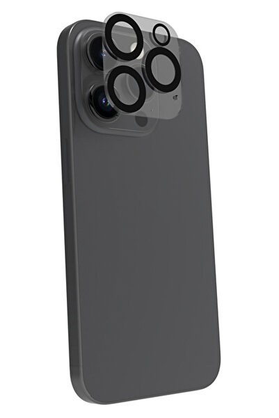 POWERTECH tempered glass 3D TGC-0664 για κάμερα iPhone 15 Pro Max