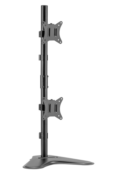 Brateck βάση γραφείου LDT66-T02V για 2 οθόνες 17"-32", 9kg ανά οθόνη