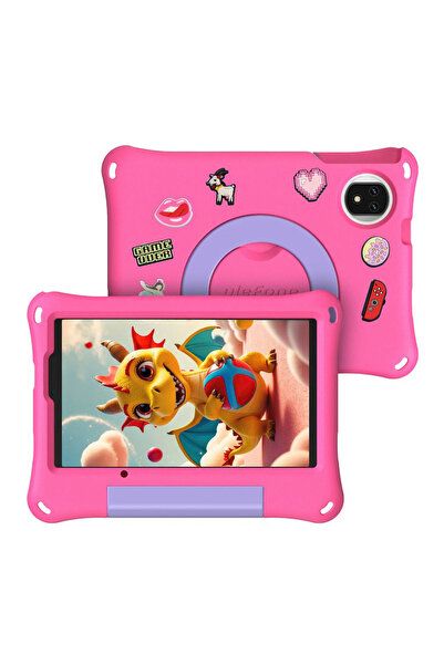 ULEFONE tablet Tab A9 Pro Kids, 8.68", 4/128GB, 4G, Android 15, 5040mAh, ροζ