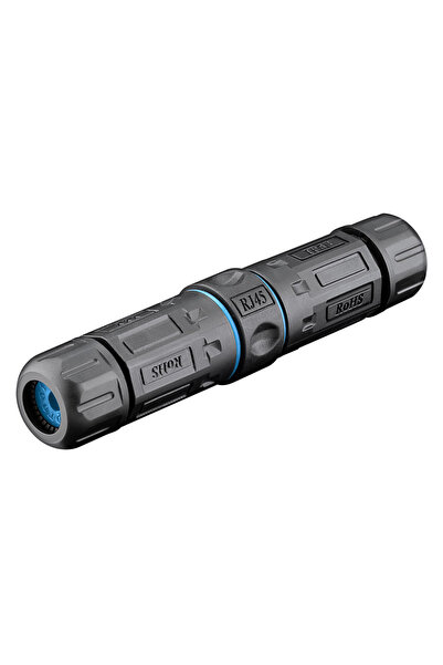 POWERTECH αδιάβροχος σύνδεσμος RJ45 CAB-N427, CAT 6, IP68, μαύρος