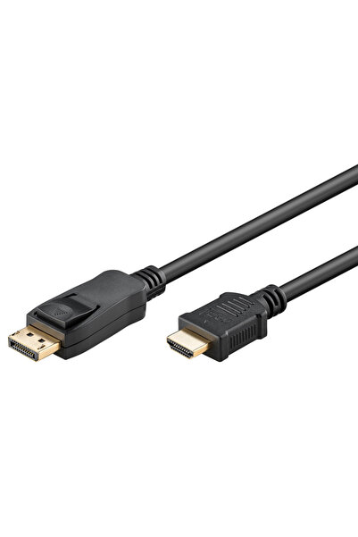 goobay καλώδιο DisplayPort σε HDMI 64835, 4K/30Hz, 1m, μαύρο