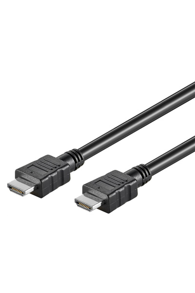 goobay καλώδιο HDMI 58444 με Ethernet, 4K/30Hz, 10.2Gbps, 7.5m, μαύρο