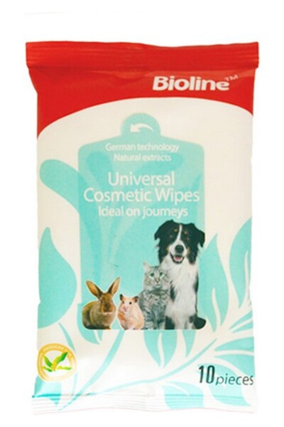Bioline Ds-Derin Kedi ve Köpek Islak Temizlik Mendili
